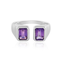 Anello in argento con Ametista Siberiana