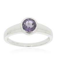 Anello in argento con Quarzo Mirtillo