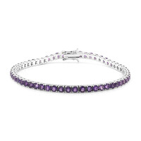 Bracciale in argento con Ametista Zambiana
