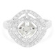 Anello in argento con Kunzite Bianca