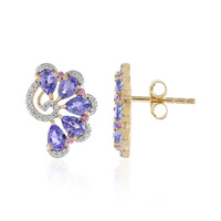 Orecchini in oro con Tanzanite