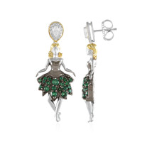 Orecchini in argento con Zircone (Gems en Vogue)