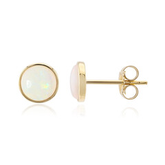 Orecchini in oro con Opale Bianco