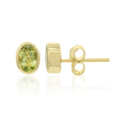 Orecchini in argento con Peridoto