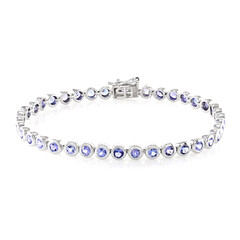 Bracciale in argento con Tanzanite