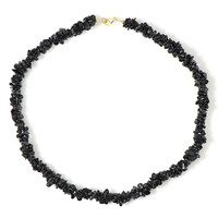 Collana in argento con Tormalina Nera Brasiliana