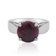 Anello in argento con Rubino