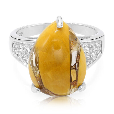 Anello in argento con Mokaite