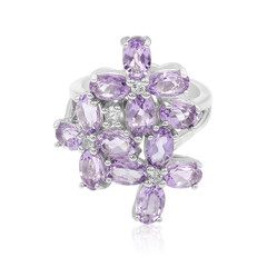 Anello in argento con Ametista