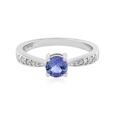Anello in argento con Tanzanite (non riscaldata)