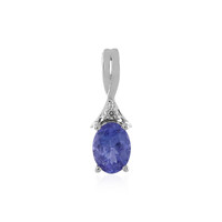 Ciondolo in argento con Tanzanite (non riscaldata)