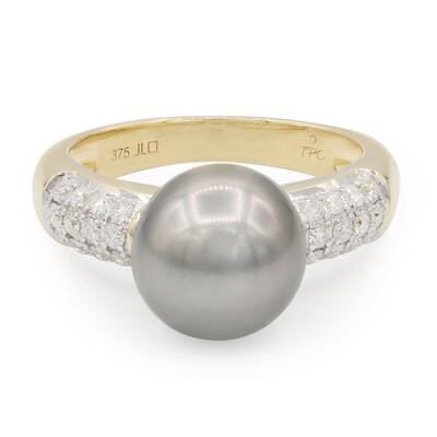 Anello in oro con Perla Tahitiana (TPC)