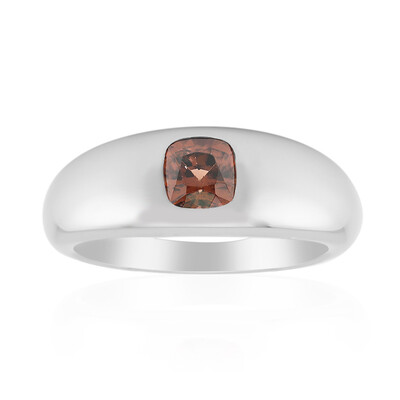 Anello in argento con Zircone Rosa
