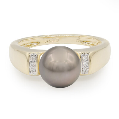 Anello in oro con Perla Tahitiana (TPC)