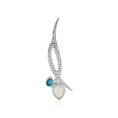 Ciondolo in argento con Opale di Welo (MONOSONO COLLECTION)