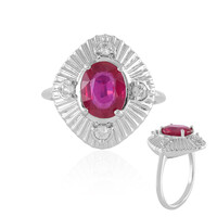 Anello in argento con Rubino Bemainty