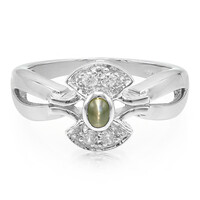 Anello in argento con Alessandrite Occhio di Gatto