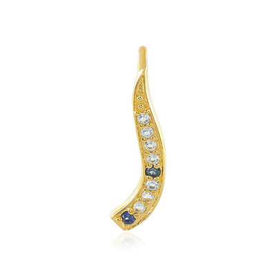 Ciondolo in argento con Zaffiro Blu