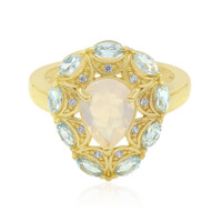 Anello in argento con Opale di Welo