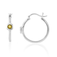 Orecchini in argento con Scapolite Cognac