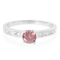 Anello in argento con Granato Malaya