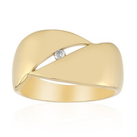 Anello in argento con Diamante SI1 (G)