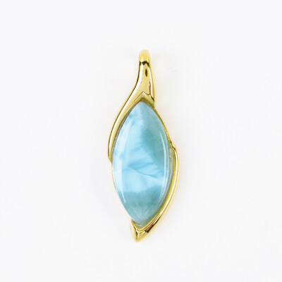 Ciondolo in argento con Larimar