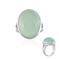 Anello in argento con Calcedonio Acqua