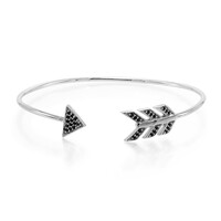 Bracciale in argento con Spinello Nero