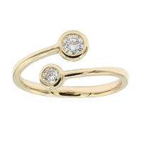 Anello in oro con Diamante I1 (H) (CIRARI)