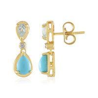 Orecchini in argento con Turchese Sleeping Beauty