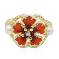 Anello in argento con Perla di Acqua Dolce