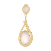Ciondolo in argento con Quarzo Rosa