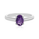 Anello in argento con Ametista Uruguay