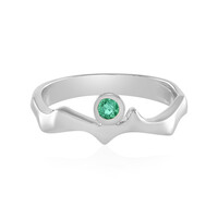 Anello in argento con Smeraldo Russo