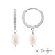 Orecchini in argento con Perla d'Acqua Dolce Bianca