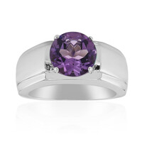 Anello in argento con Ametista