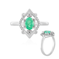 Anello in argento con Smeraldo Russo