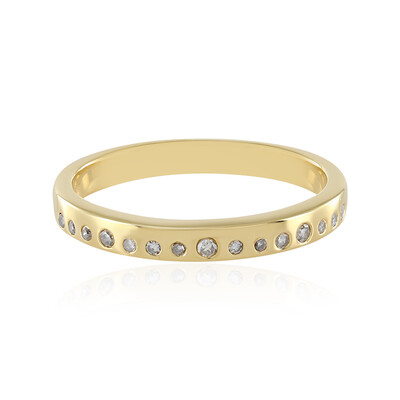 Anello in argento con Diamante Champagne I3