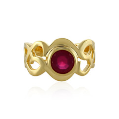 Anello in argento con Rubino del Madagascar