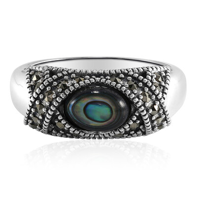 Anello in argento con Conchiglia Abalone