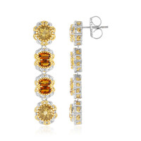 Orecchini in argento con Citrino (Gems en Vogue)