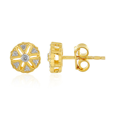 Orecchini in argento con Diamante I2 (I)