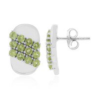 Orecchini in argento con Peridoto