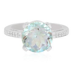 Anello in argento con Quarzo Lago della Montagna