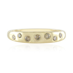 Anello in oro con Diamante Champagne SI1