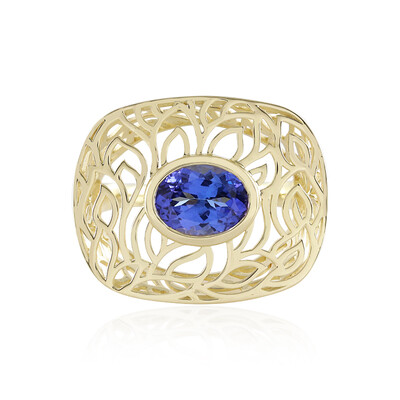Anello in oro con Tanzanite AAA (Ornaments by de Melo)