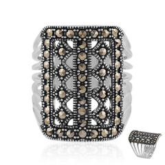 Anello in argento con Marcassite