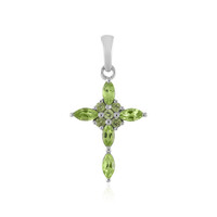 Ciondolo in argento con Peridoto Arizona