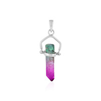 Ciondolo in argento con Quarzo Bicolore